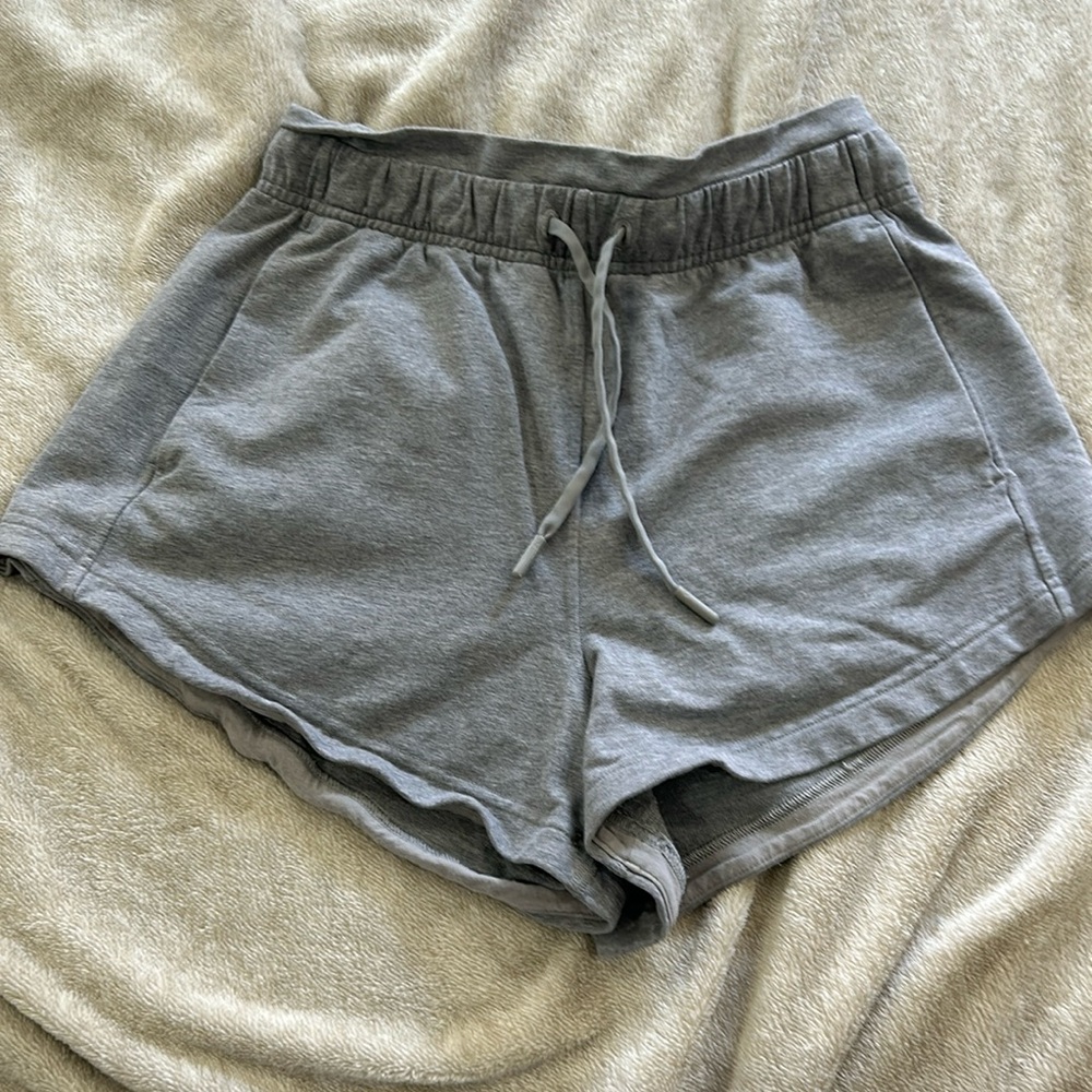 Grey lululemon shorts